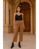 Dansi Δερμάτινα Μποτάκια Μαύρα Mε Mπεζ Leopard Print 8001