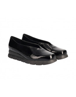 Dchicas Δερμάτινα Loafers Μαύρα 5376