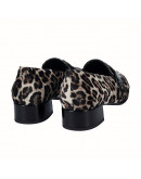 Dchicas Δερμάτινα Loafers Leopard 1409