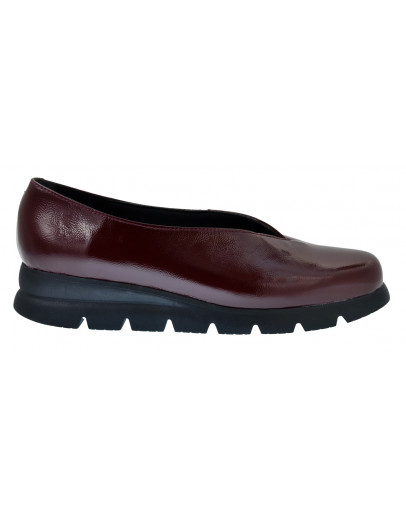 Dchicas Δερμάτινα Loafers Μπορντό 5376