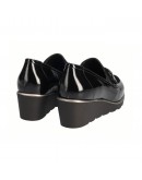 Dchicas Δερμάτινα Loafers Μαύρα 3752