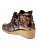 Dchicas Δερμάτινα Μποτάκια Καφέ 4664