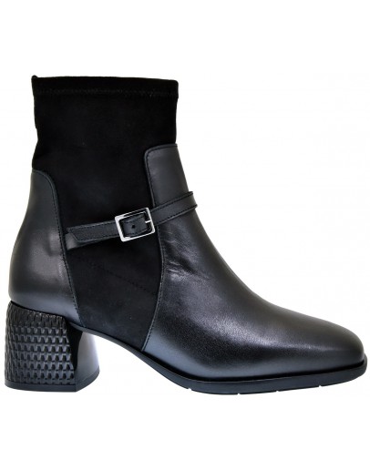 Dchicas Δερμάτινα Μποτάκια Μαύρα 4737