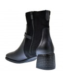 Dchicas Δερμάτινα Μποτάκια Μαύρα 4737