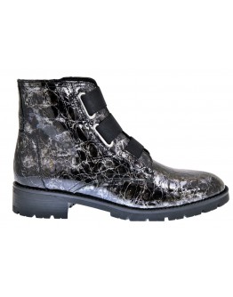 Dchicas Δερμάτινα Μποτάκια Μαύρα 5565