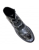 Dchicas Δερμάτινα Μποτάκια Μαύρα 5565