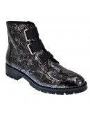 Dchicas Δερμάτινα Μποτάκια Μαύρα 5565