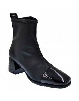 Dchicas Δερμάτινα Μποτάκια Μαύρα 4735