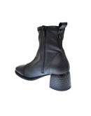 Dchicas Δερμάτινα Μποτάκια Μαύρα 4735