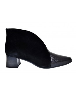 Dchicas Δερμάτινα Μποτάκια Μαύρα 4888