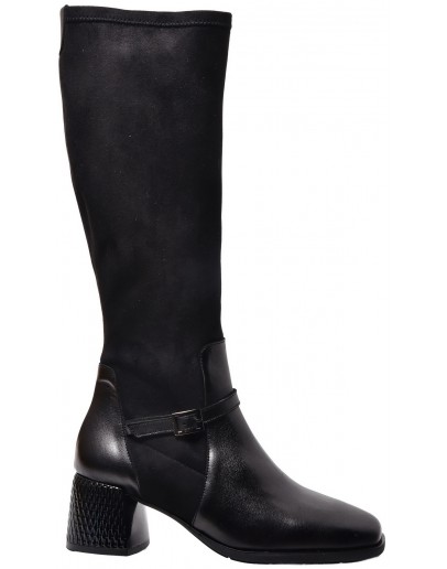 Dchicas Δερμάτινες Μπότες Μαύρες 4738