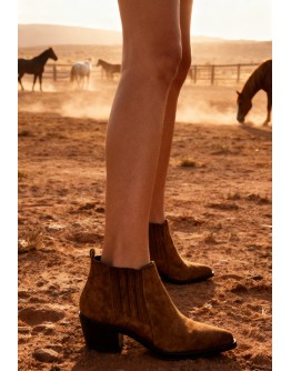 Viguera Δερμάτινα Μποτάκια Ταμπά 8020