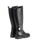 Francesco Milano Δερμάτινες Μπότες Μαύρες 06