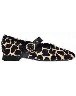 Francesco Milano Δερμάτινα Loafers Leopard Print 0409