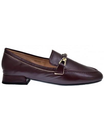 Francesco Milano Δερμάτινα Loafers Μπορντό 0406