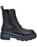 Francesco Milano Δερμάτινα Μποτάκια Μαύρα 1812