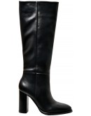 Francesco Milano Δερμάτινες Μπότες Μαύρες 3022