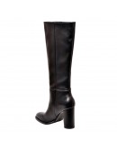 Francesco Milano Δερμάτινες Μπότες Μαύρες 3022