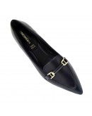 Francesco Milano Δερμάτινες Γόβες  Μαύρες   0605