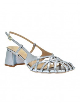 Francesco Milano Δερμάτινα Πέδιλα Ασημί 1508
