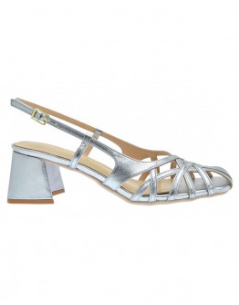 Francesco Milano Δερμάτινα Πέδιλα Ασημί 1508