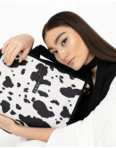FRNC Τσάντα Καφέ Με Animal Print 5210