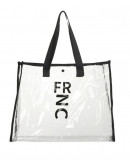 FRNC Τσάντα Καφέ Με Animal Print 5201