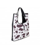 FRNC Τσάντα Καφέ Με Animal Print 5207