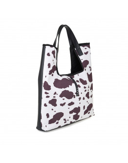 FRNC Τσάντα Καφέ Με Animal Print 5207