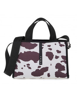FRNC Τσάντα Καφέ Με Animal Print 5210