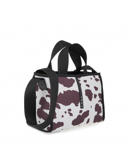 FRNC Τσάντα Καφέ Με Animal Print 5210