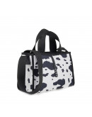 FRNC Τσάντα Μαύρη Με Animal Print 5210