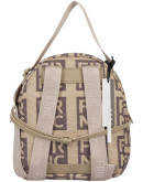 FRNC Τσάντα Backpack Μπεζ - Μαύρη 5326