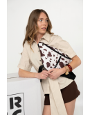 FRNC Τσάντα Καφέ Με Animal Print 5201