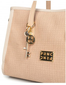 FRNC Τσάντα Μπεζ 5573