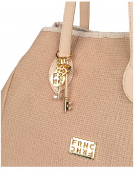 FRNC Τσάντα Μπεζ 5576