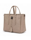 FRNC Δερμάτινη Τσάντα Taupe 3753