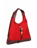 FRNC Τσάντα Κόκκινη-Καφέ 5556