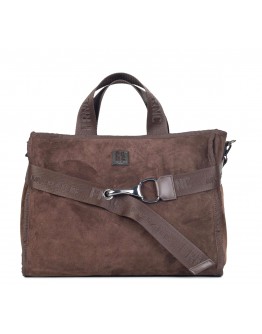 FRNC Δερμάτινη Τσάντα Καφέ 3703