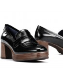 Dorking Δερμάτινα Loafers Μαύρα 9334