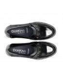 Dorking Δερμάτινα Loafers Μαύρα 9586
