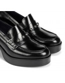 Dorking Δερμάτινα Loafers Μαύρα 9586