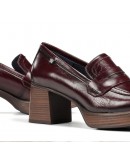 Dorking Δερμάτινα Loafers Μπορντό 9334