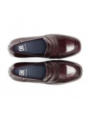 Dorking Δερμάτινα Loafers Μπορντό 9334