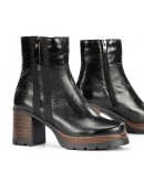 Dorking Δερμάτινα Μποτάκια Μαύρα 9413