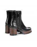 Dorking Δερμάτινα Μποτάκια Μαύρα 9413