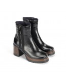 Dorking Δερμάτινα Μποτάκια Μαύρα 9413