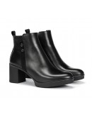 Dorking Δερμάτινα Μποτάκια Μαύρα 9423