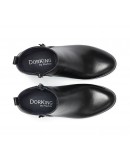 Dorking Δερμάτινα Μποτάκια Μαύρα 9423