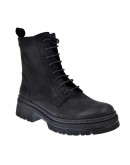 Dorking Δερμάτινα Αρβυλάκια Μαύρα 9389